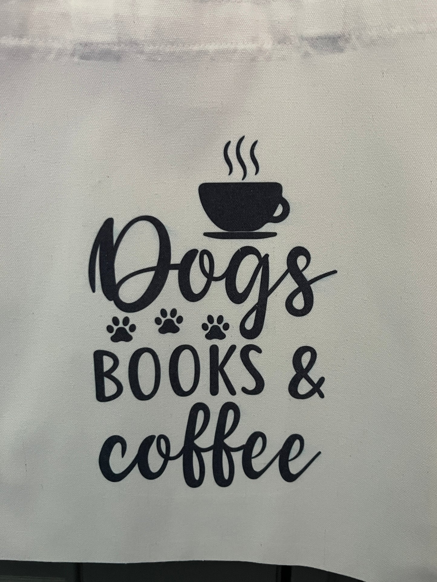 Tote Bag- Dogs, Books, and Coffee #202