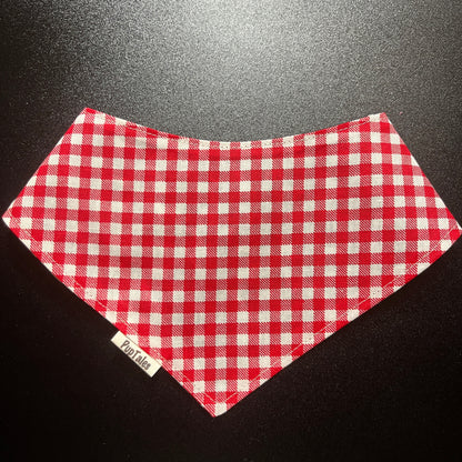Dogs on Black/Red Gingham #111