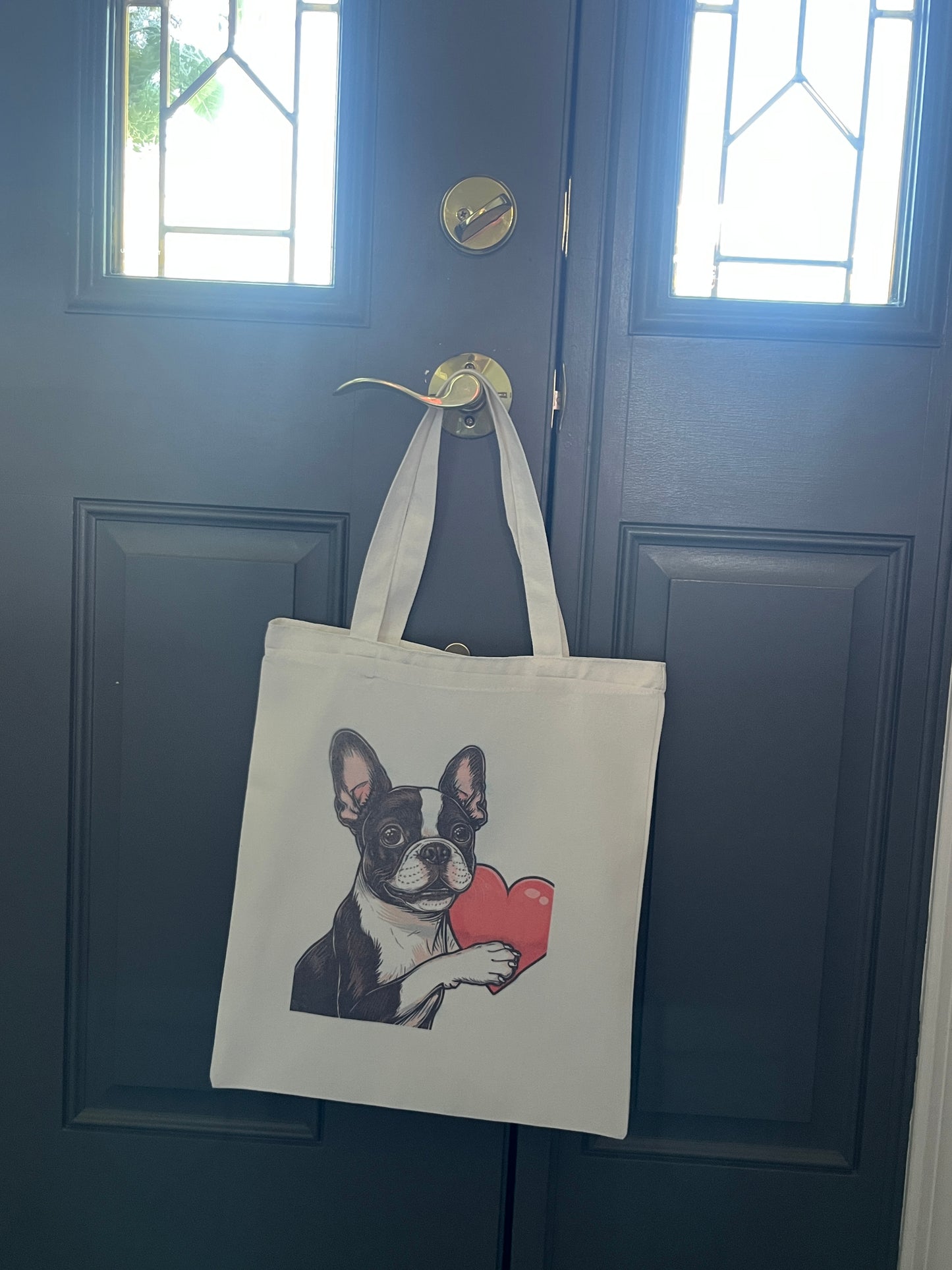 Tote Bag- Boston Terrier #201