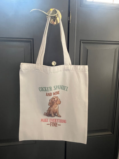 Tote Bag- Cocker Spaniel #209