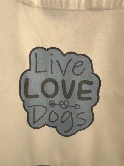 Tote Bag- Live, Love, Dogs #213