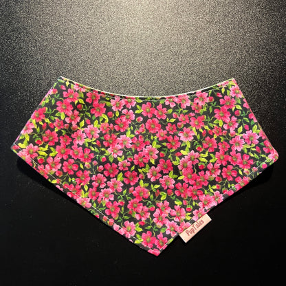 Pink Flowers/Lime Green Plaid #137